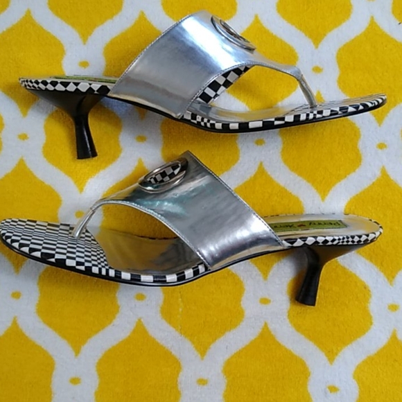 🟢🥳HP Heels BUNDLE 3 pairs of slide in sandals - Picture 7 of 16
